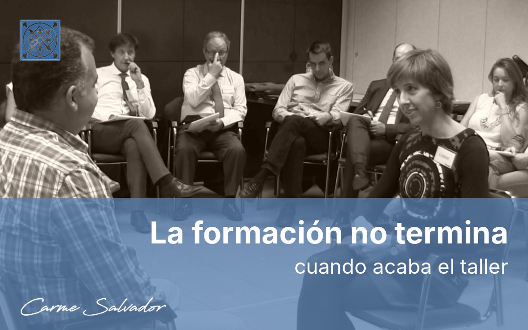 destacada-transferencia-formacion-v2_1 Carme Salvador facilitando un taller de formación con directivos